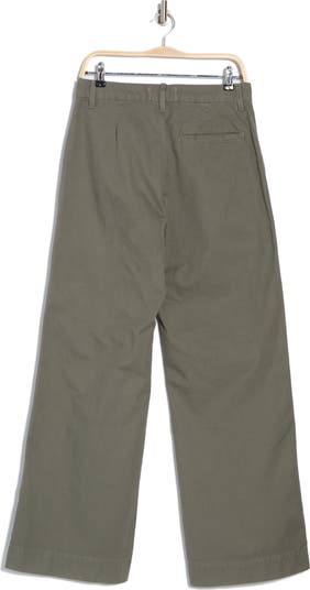 Evie Cotton Twill Wide Leg Pants