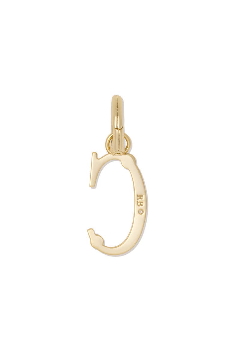 Initial C Charm, Alternate, color, CLEAR/ GOLD