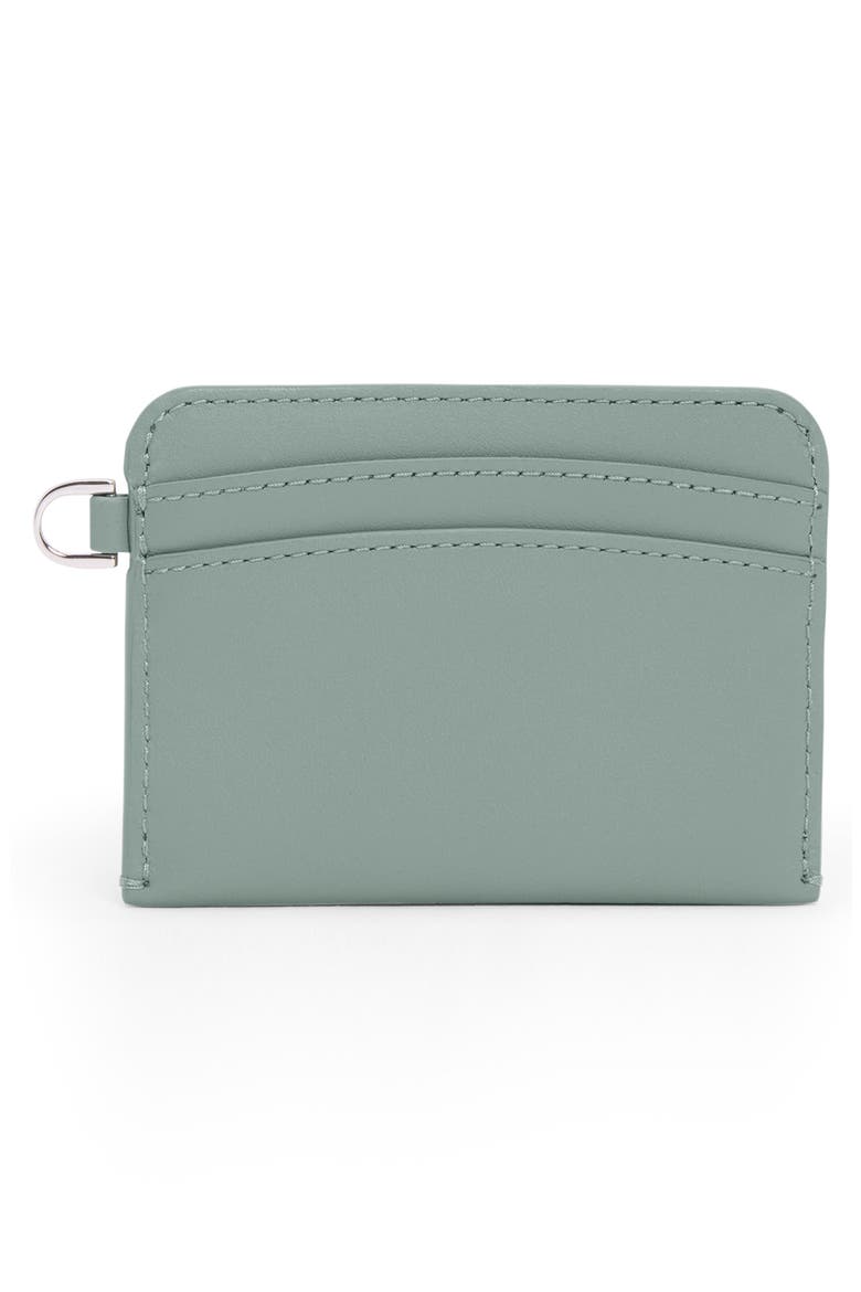 Belden Leather Card Case, Alternate, color, THYME