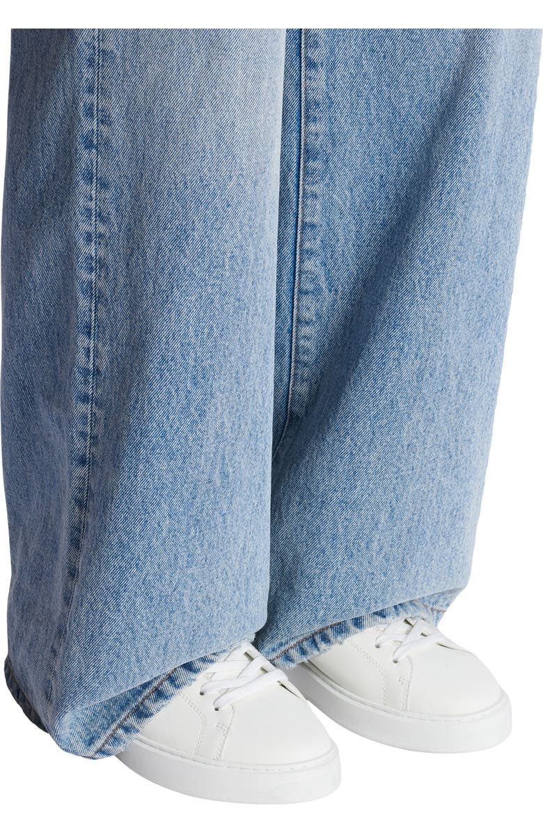 Balmain B-Court trainers in calfskin and rubber, Alternate, color, White