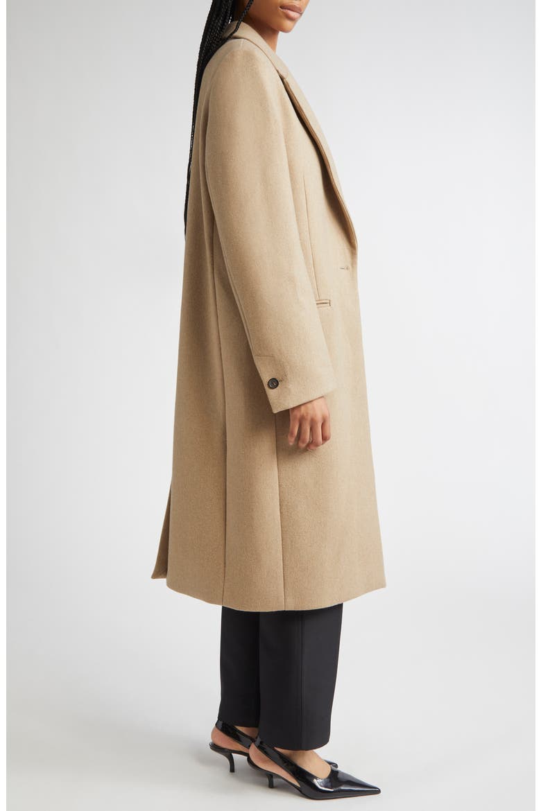 Classic Wool Blend Coat, Alternate, color, BISCUIT