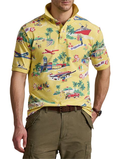 Big & Tall Polo Bear Mesh Polo Shirt