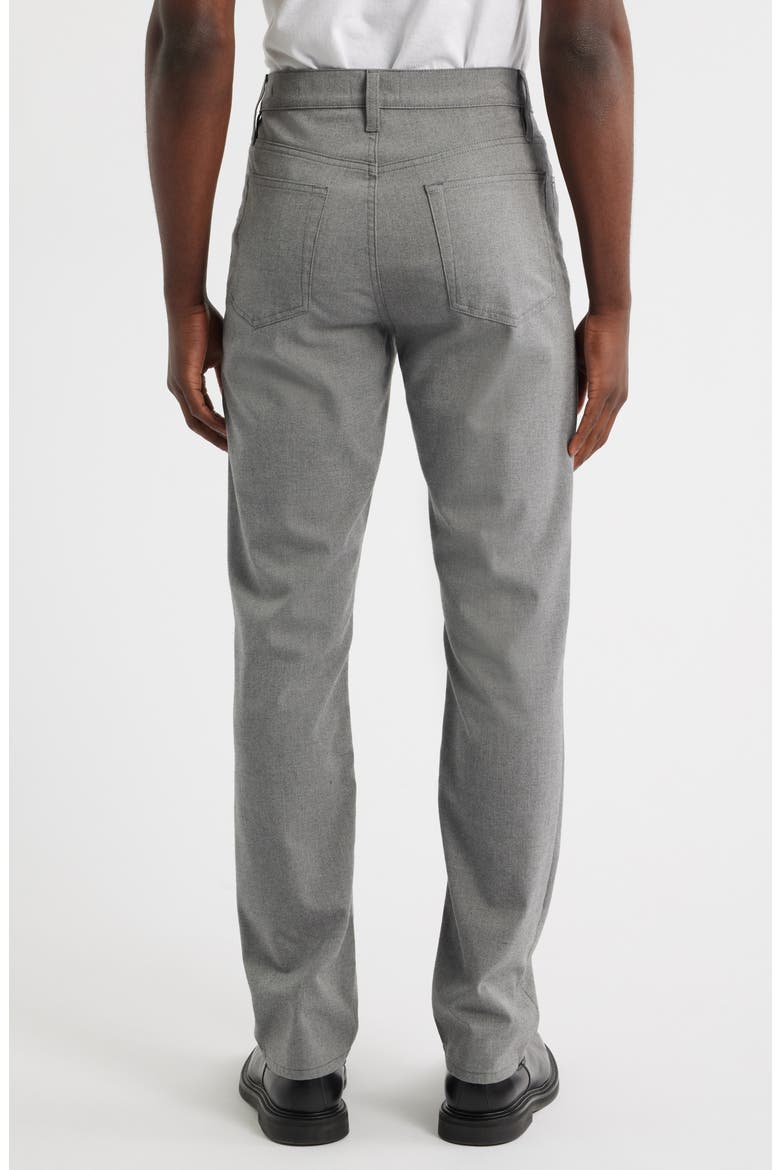 Modern Straight Leg Five-Pocket Twill Pants, Alternate, color, CHARCOAL