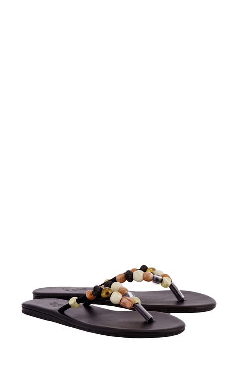 Saionara Beaded Flip Flop (Women)