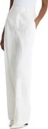 Vince Joan High Rise Linen Blend Pull-On Pants