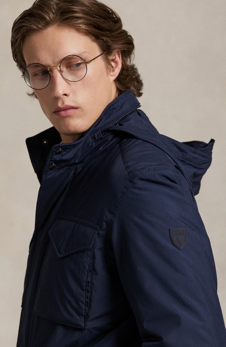 Polo Ralph Lauren The Southland Field Jacket with Stowaway Hood, Alternate, color, Collection Navy