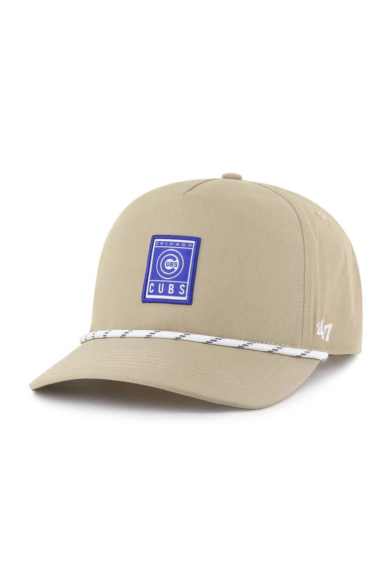 Men's '47 Khaki Chicago Cubs Cozumel Hitch Adjustable Hat, Main, color, Khaki