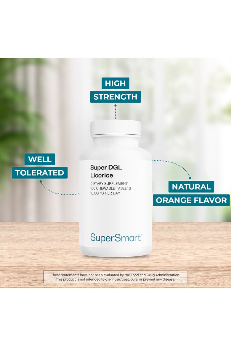Super DGL Licorice 3000mg, Alternate, color, None