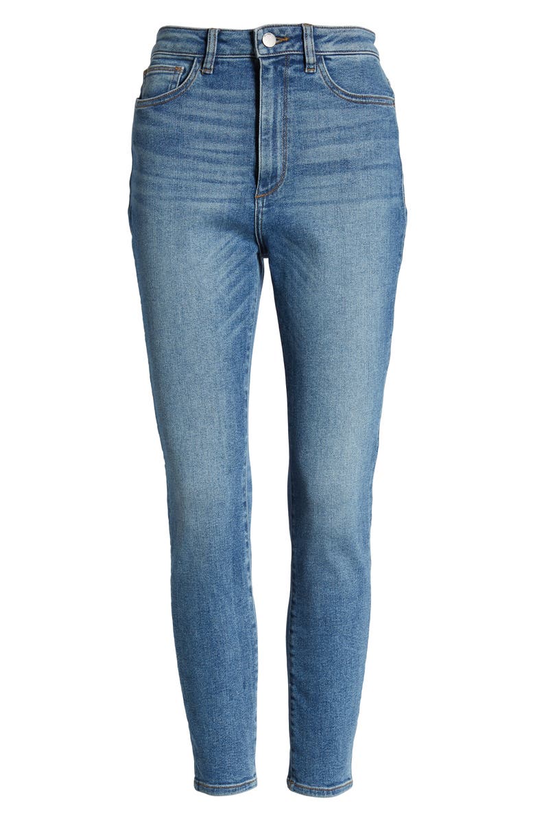 DL1961 Chrissy Ultra High Waist Ankle Skinny Jeans, Alternate, color,