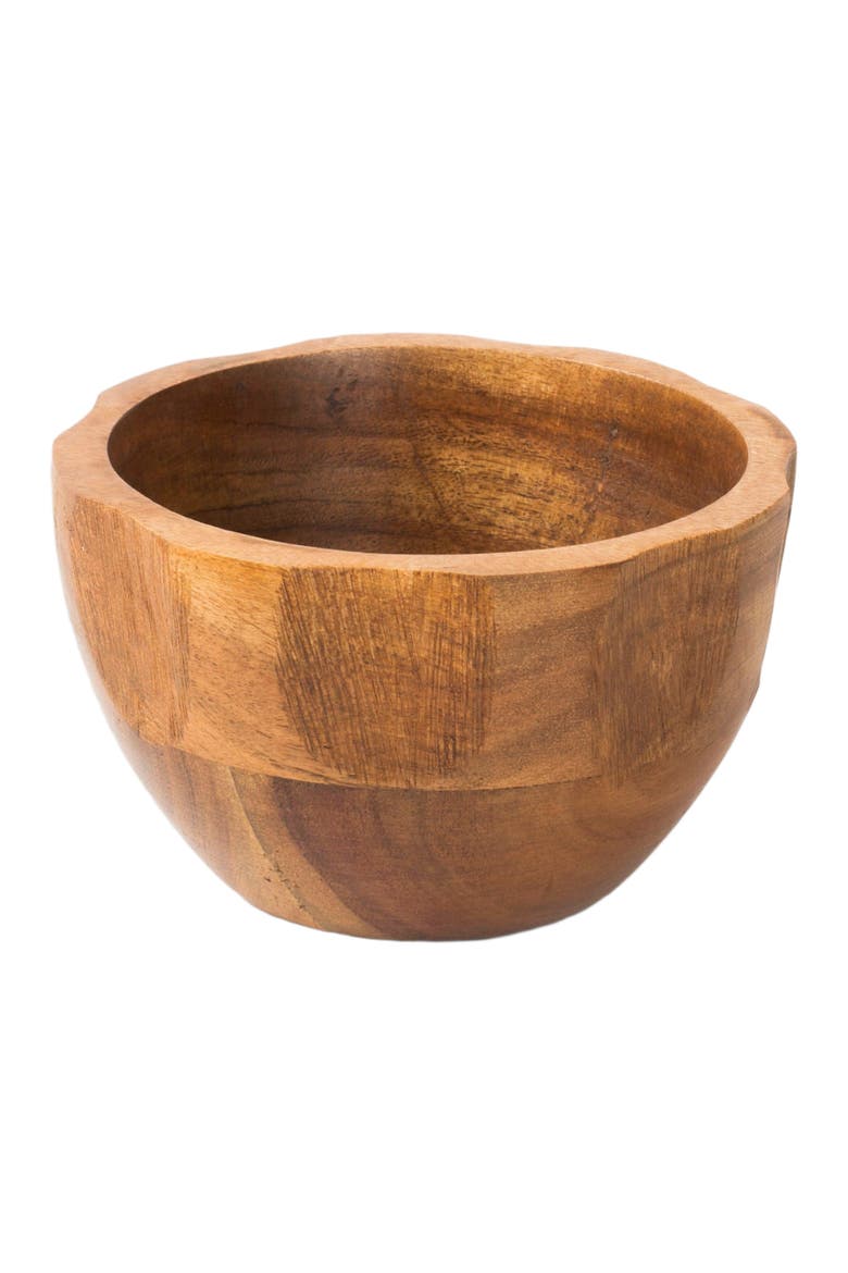 Gravon Acacia Nut Bowls, Alternate, color, Brown