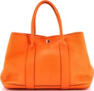 Pre-Owned Hermes Garden Party Tote Leather 36