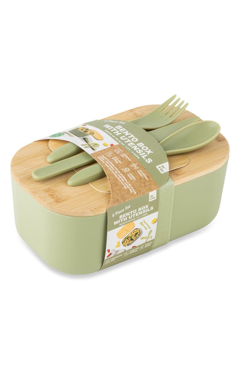 Core Home 6-Piece Bento Box Set, Alternate, color, Bay Leaf