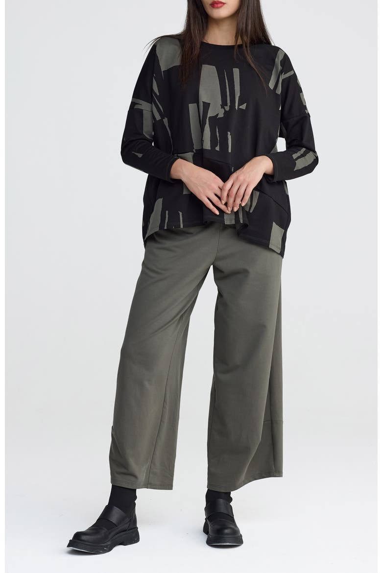 Serenna Cropped Darted Pants, Alternate, color, Khaki