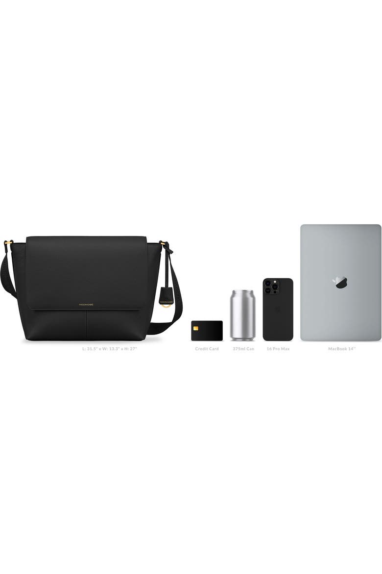 MAISON de SABRÉ Leather Flaire Messenger Bag | Nordstrom MAISON de SABRÉ Leather Flaire Messenger Bag | Nordstrom