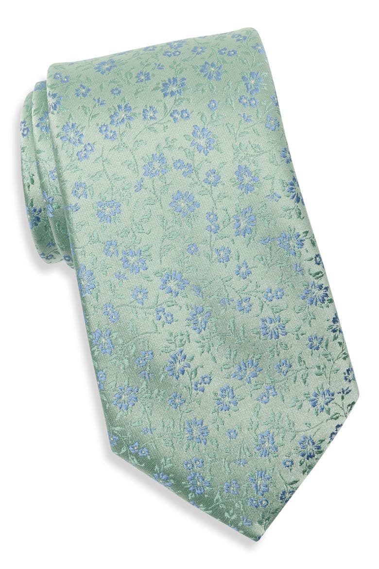 Astier Floral Tie, Main, color, MINT