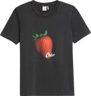 Chloé Strawberry Graphic T-Shirt