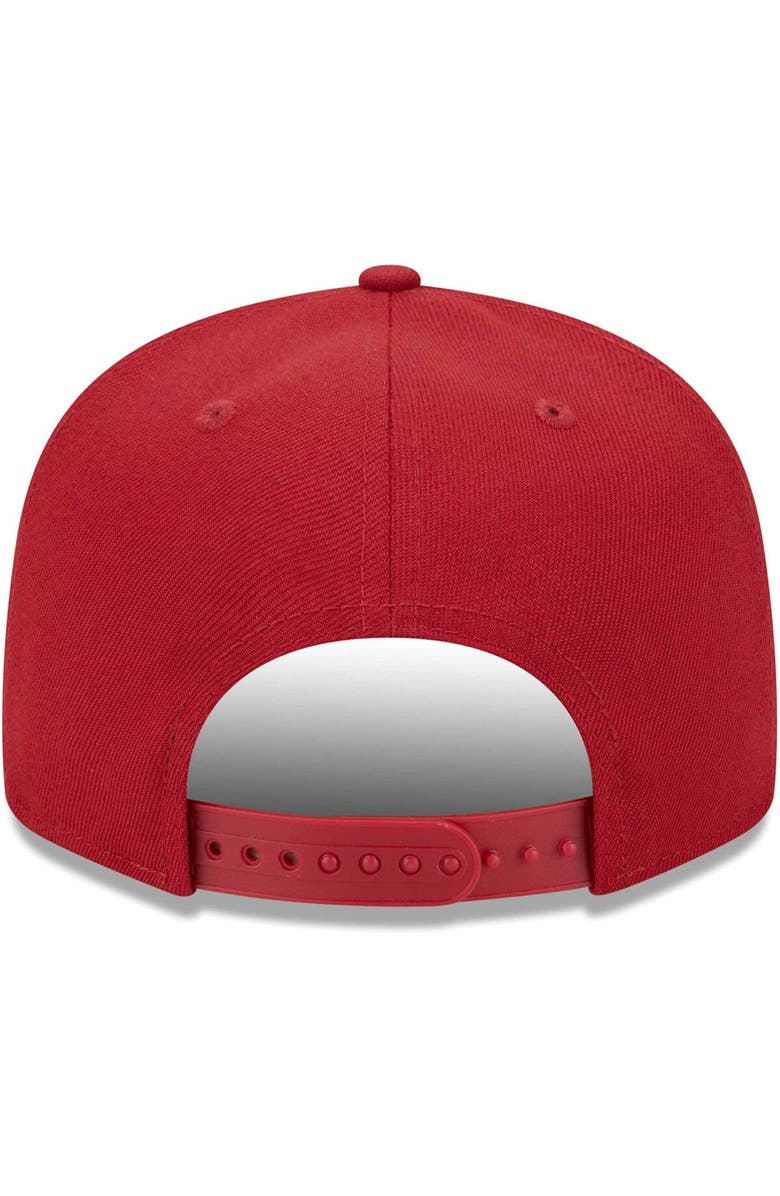 New Era Men's New Era Cardinal Arizona Cardinals Main Script 9FIFTY Snapback Hat, Alternate, color, Cardinal