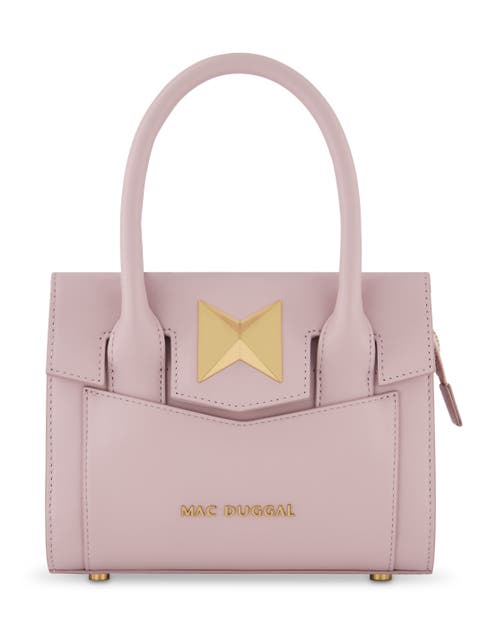 Gold Plated Hardware Small Leather Tote Bag