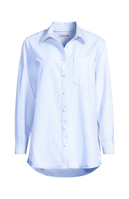 Lands' End Oxford Shirt In Blue