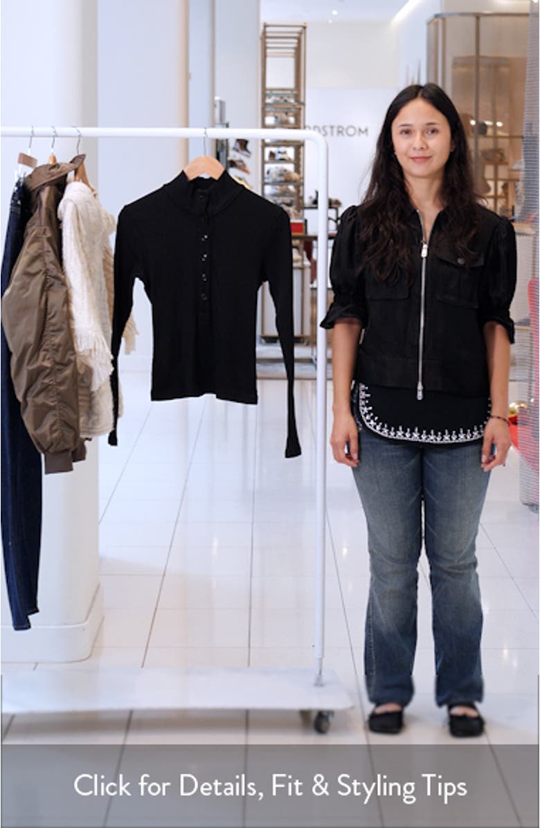 Sheena Long Sleeve Rib Polo, sales video thumbnail