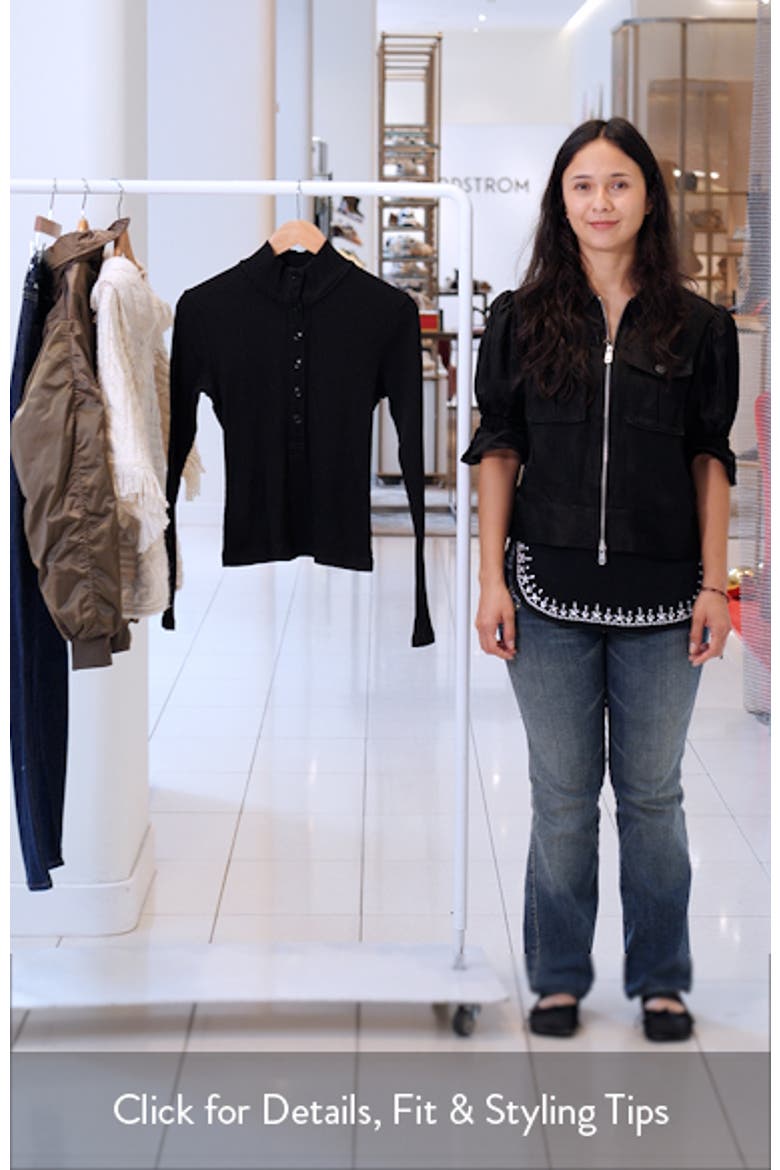 Sheena Long Sleeve Rib Polo video