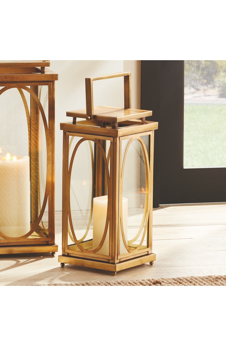 Napa Home & Garden Jace Lantern, Alternate, color, Gold