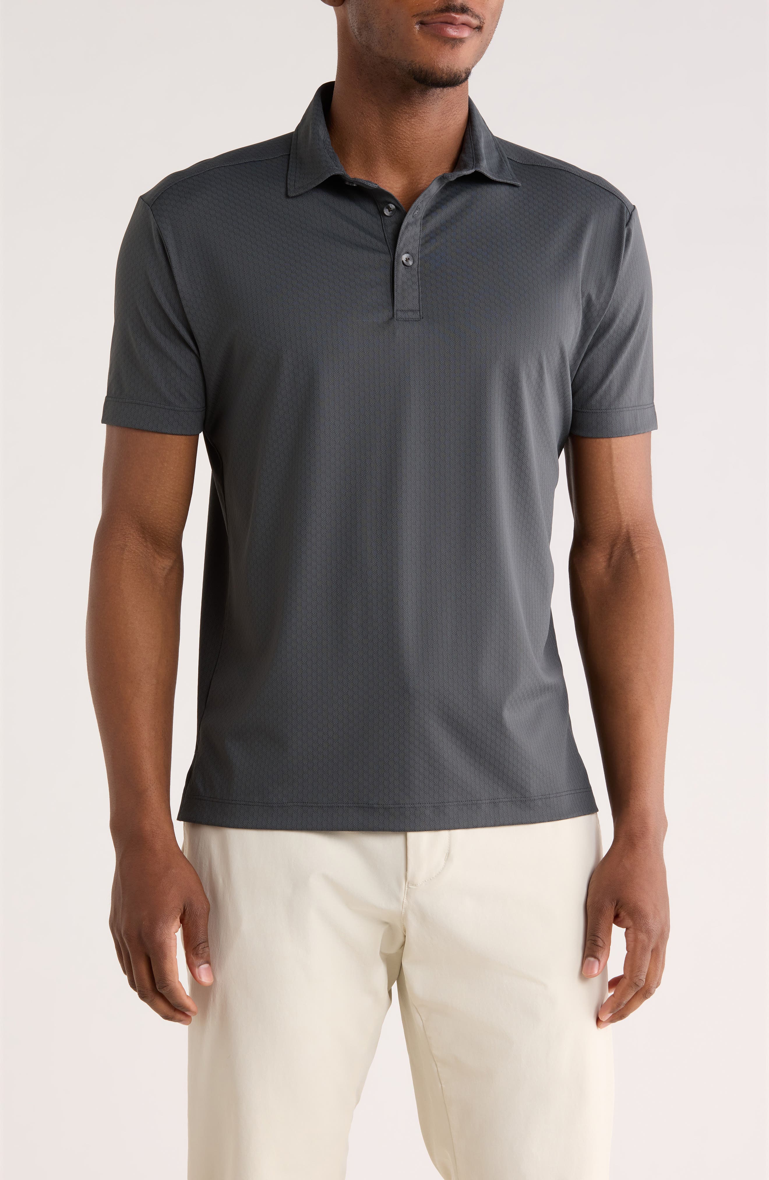 Vintage 1946 Geo Jacquard Polo