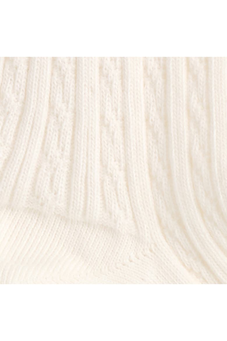 Cable-Knit Socks, Alternate, color, OFF-WHITE