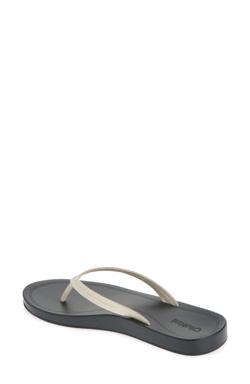 Olukai Lalahi Flip Flop In Tapa/lava Rock