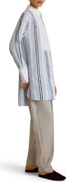 Marina Moscone Slim Tuxedo Shirt