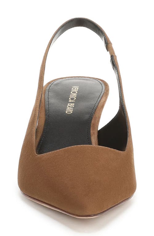 Veronica Beard Cashel Slingback Pointed Toe Pump In Brown