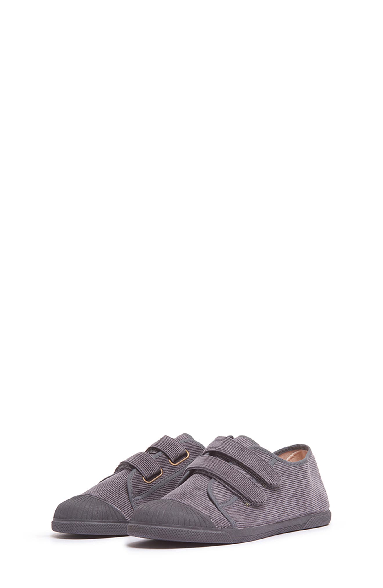 Fall Double Strap Sneaker, Alternate, color, GREY