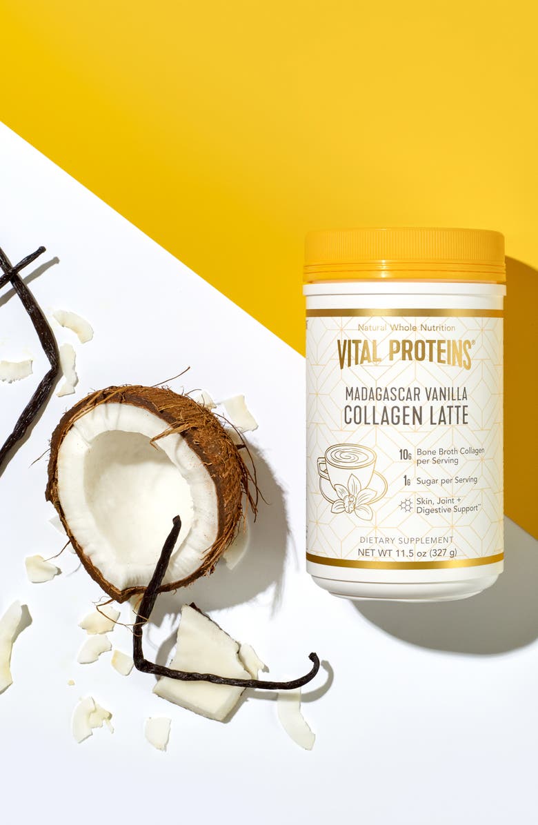 Vital Proteins Collagen Latte Dietary Supplement, Alternate, color, 