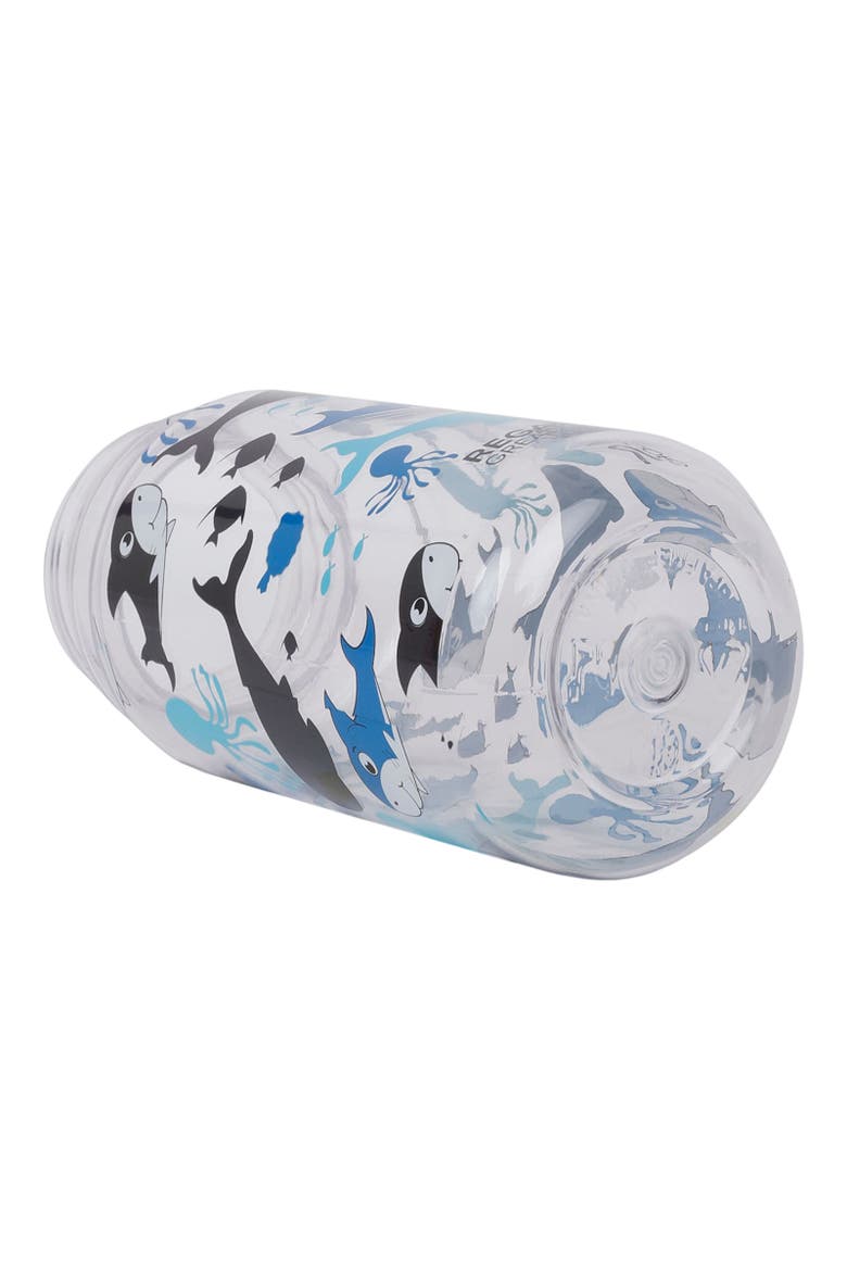 Bubbles The Shark Tritan 11.8floz Water Bottle, Alternate, color, Hawaiian Blue