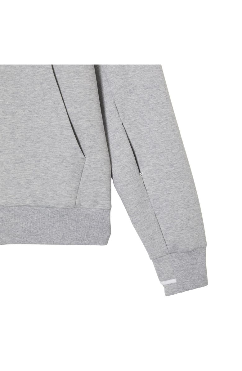 Lacoste Zip-Up Jacket, Alternate, color, Argent Chine