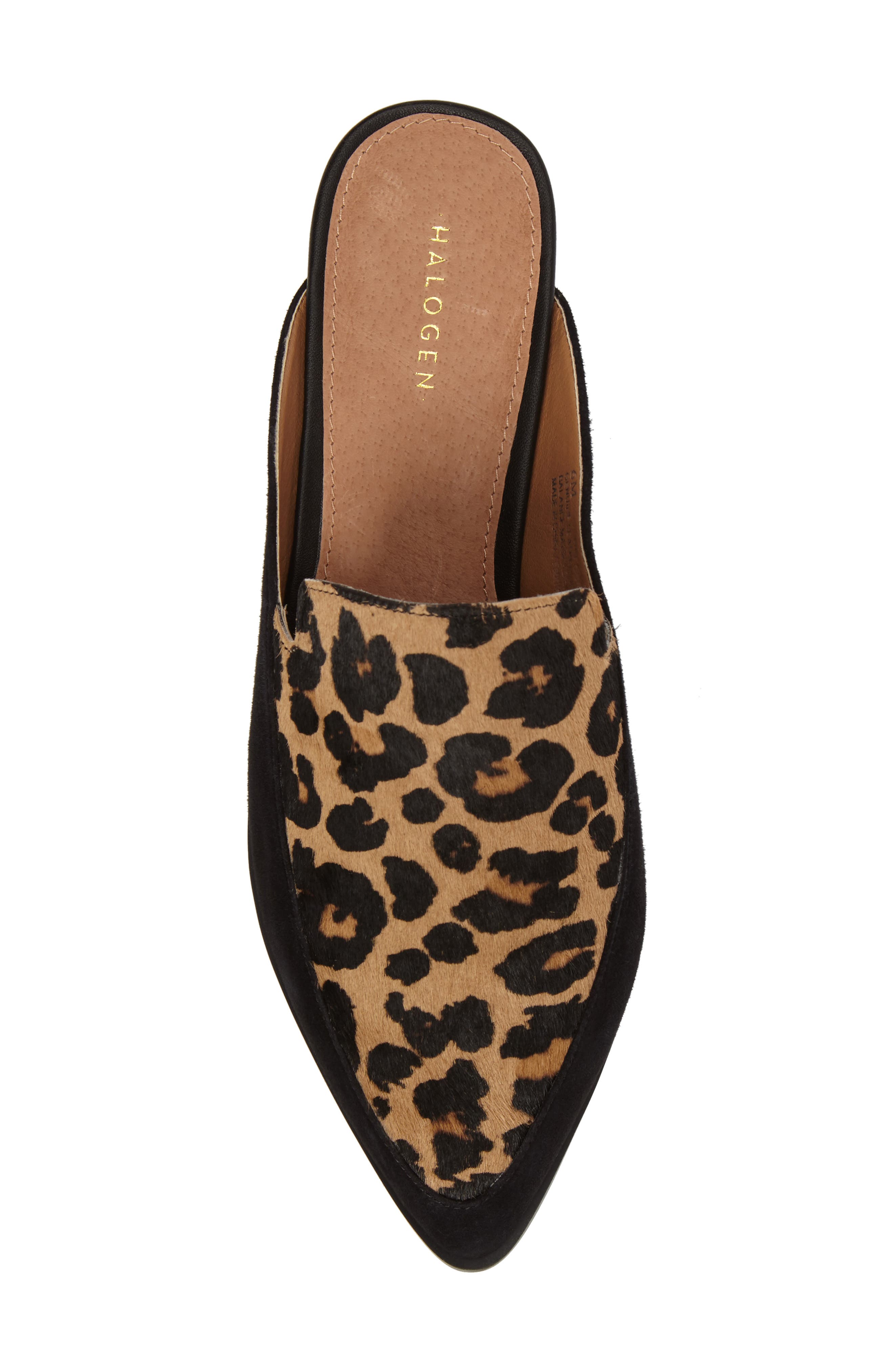 Halogen<sup>®</sup> Corbin Genuine Calf Hair Slide Loafer, Alternate, color, 