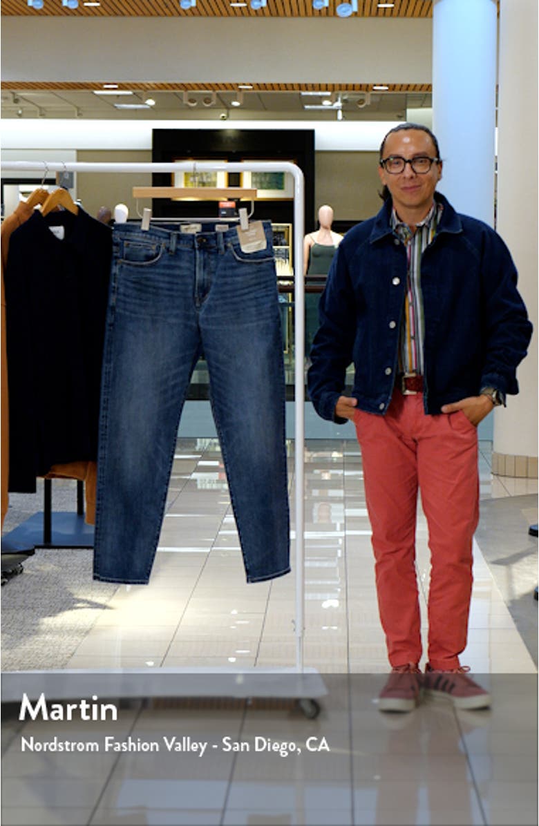 Relaxed Taper Stretch Selvedge Jeans, sales video thumbnail