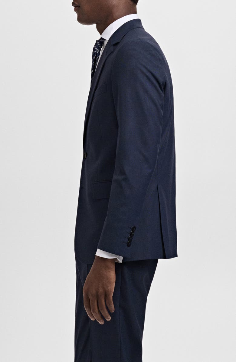 MANGO Slim Fit Suit Blazer, Alternate, color, Dark Navy