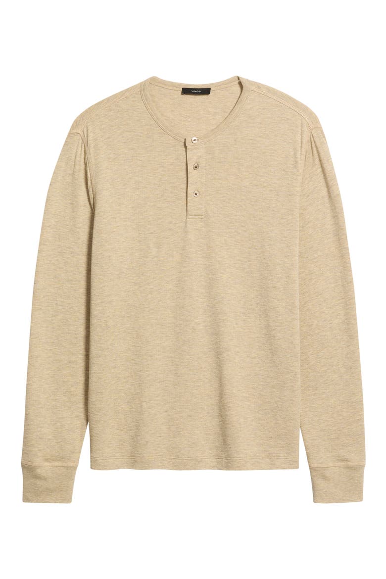 Long Sleeve Pima Cotton & Modal Henley, Alternate, color, TERRAPIN