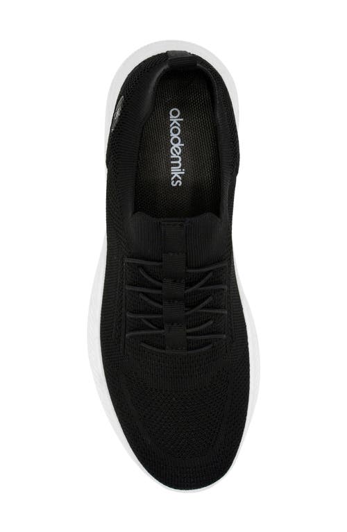 Akademiks Flux Slip-on Sneaker In Black