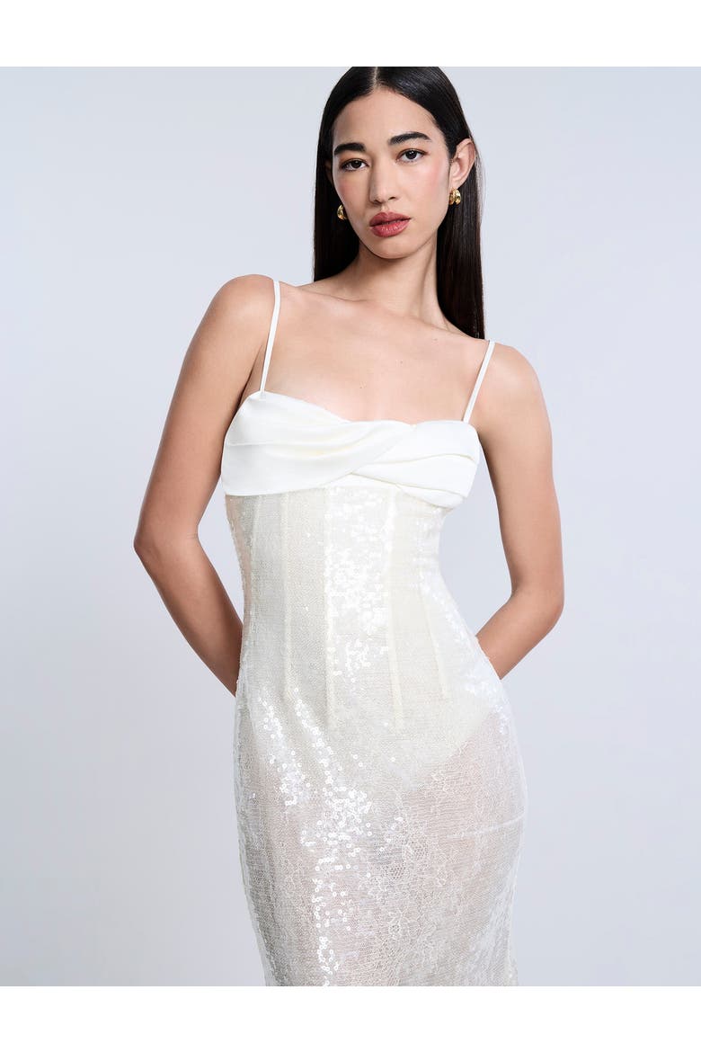Sequin Lace Gusset Gown, Alternate, color, Jasmine