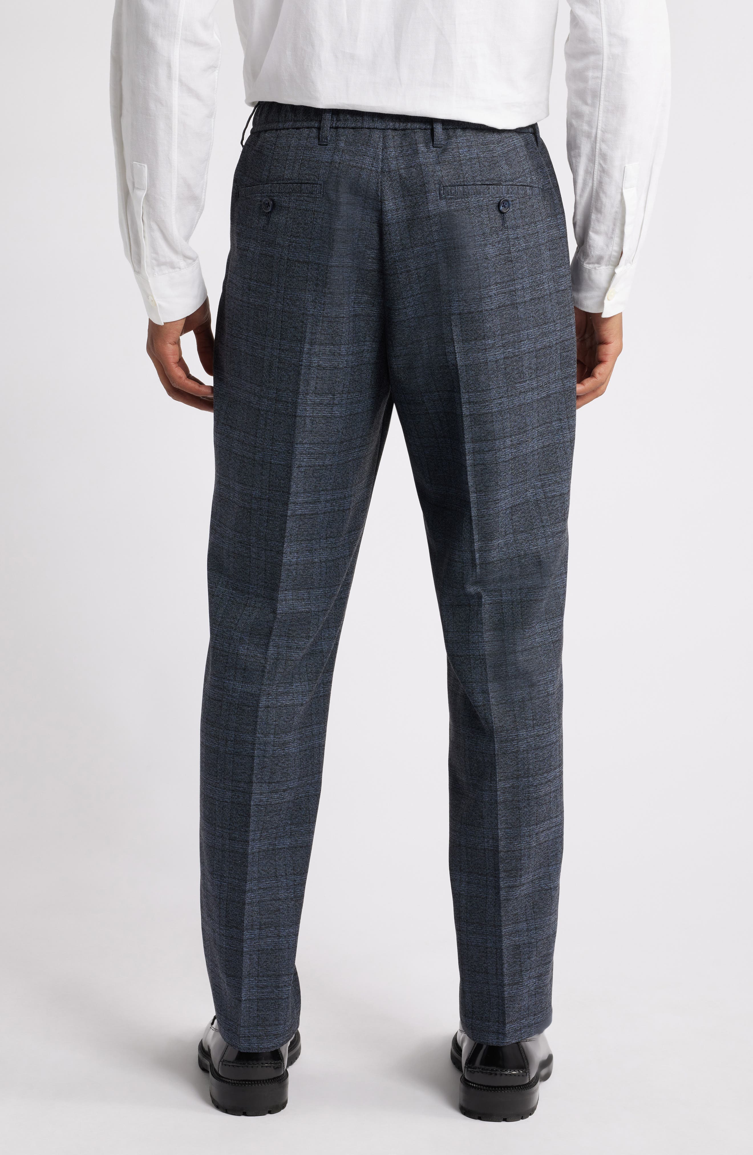 Slim Fit Pattern Pants - image 2