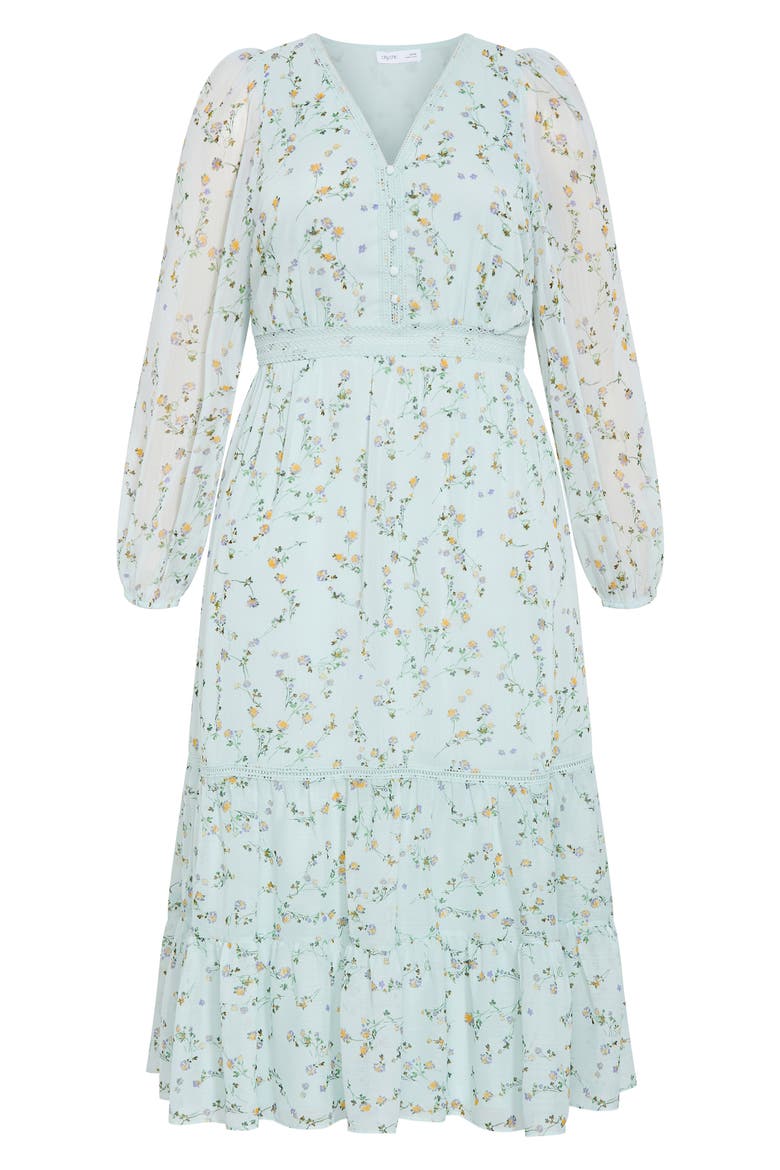 Kiki Ditsy Floral Print Maxi Dress, Alternate, color, SWEET DITSY