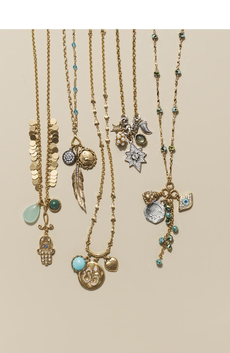 Nordstrom Cluster Pendant Necklace, Alternate, color, 