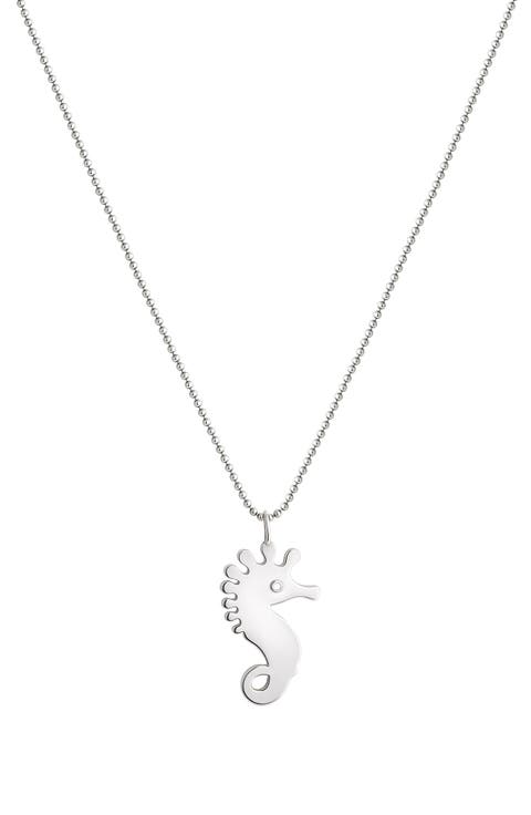 Angela Cummings Seahorse Pendant Necklace
