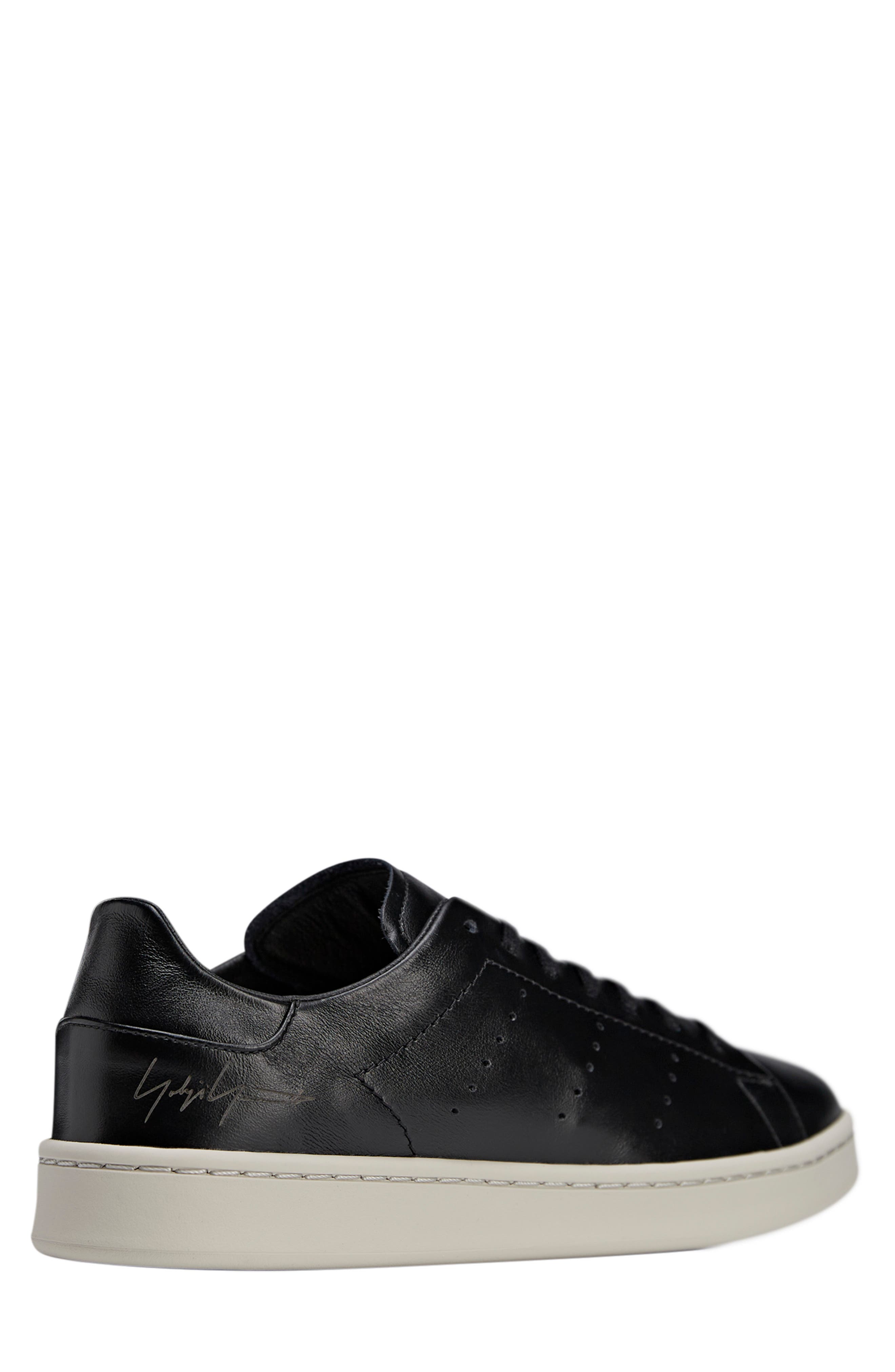 adidas Y-3 Stan Smith Sneaker, Alternate, color, Black/ Black/ Talc
