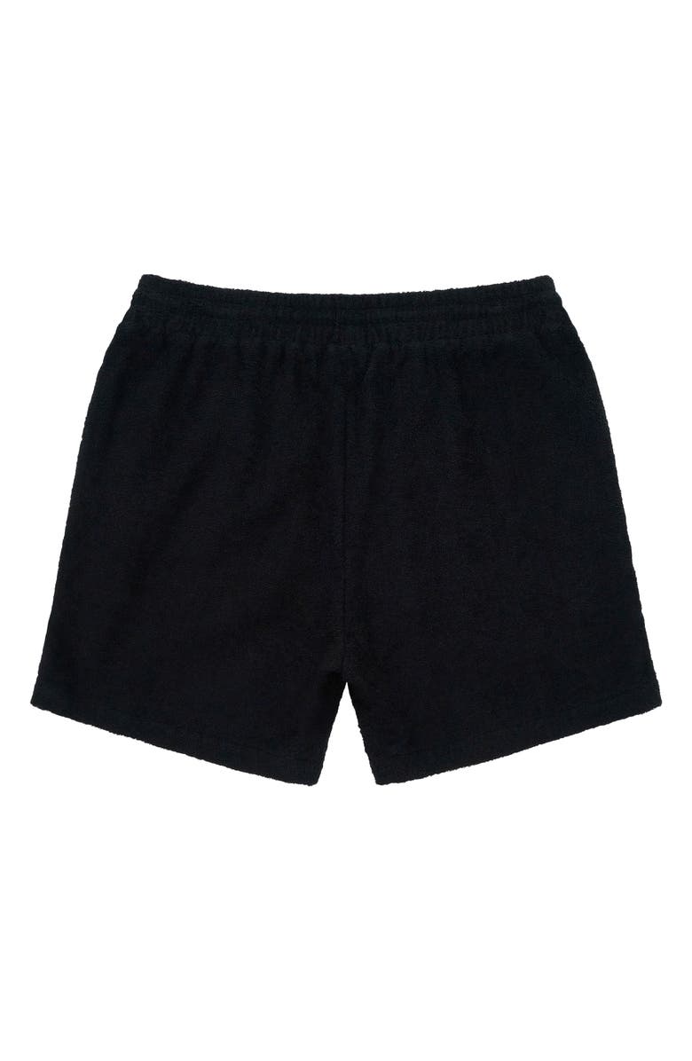 RtA Clyde Pull-On Terry Shorts, Alternate, color, Black