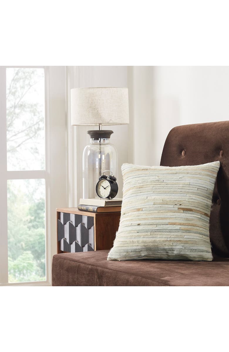 Modern Threads Aliso Decorative Leather Pillow Cover, Alternate, color,