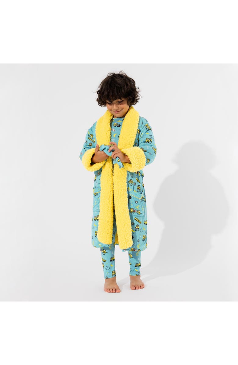 Bellabu Bear Kids Minions Bello Banana Robe, Alternate, color, 