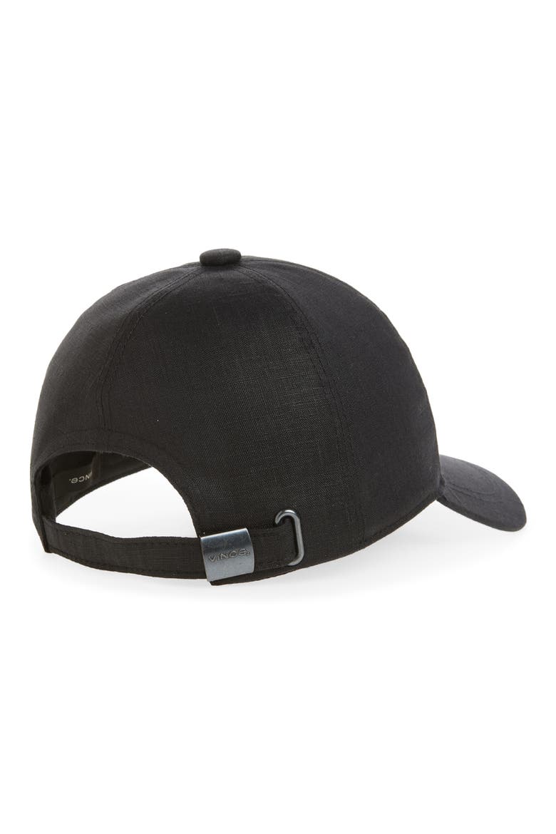 Hemp Baseball Cap, Alternate, color, BLACK